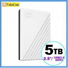 WD My Passport 5TB (白色) WDBPKJ0050BWT - 2.5" USB3.2 GEN1 可攜式外置式硬碟 803WDBPKJ0050BWT-V02